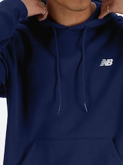 New Balance Navy Mens Essential Fleece Hoodie - Image 4 of 6