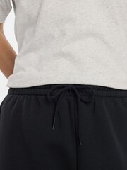 New Balance Black Mens Linear Heritage Graphic Print Fleece Joggers - Image 6 of 7