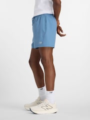 New Balance Blue Mens Essential 5inch Running Shorts - Image 4 of 7