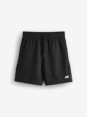 New Balance Black Mens Essential French Terry 7inch Shorts - Image 1 of 1