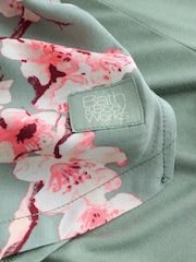 Bath & Body Works Green Cherry Blossom Short Sleeve Pyjamas - Image 6 of 7