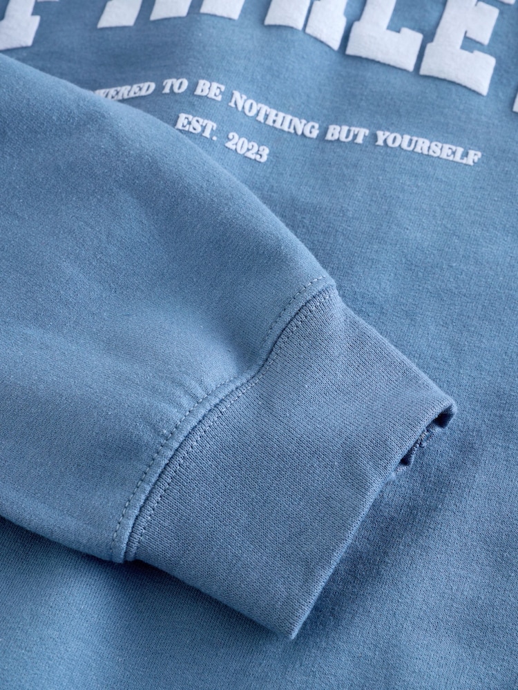 self. Blue Sweatshirt - Image 3 of 3