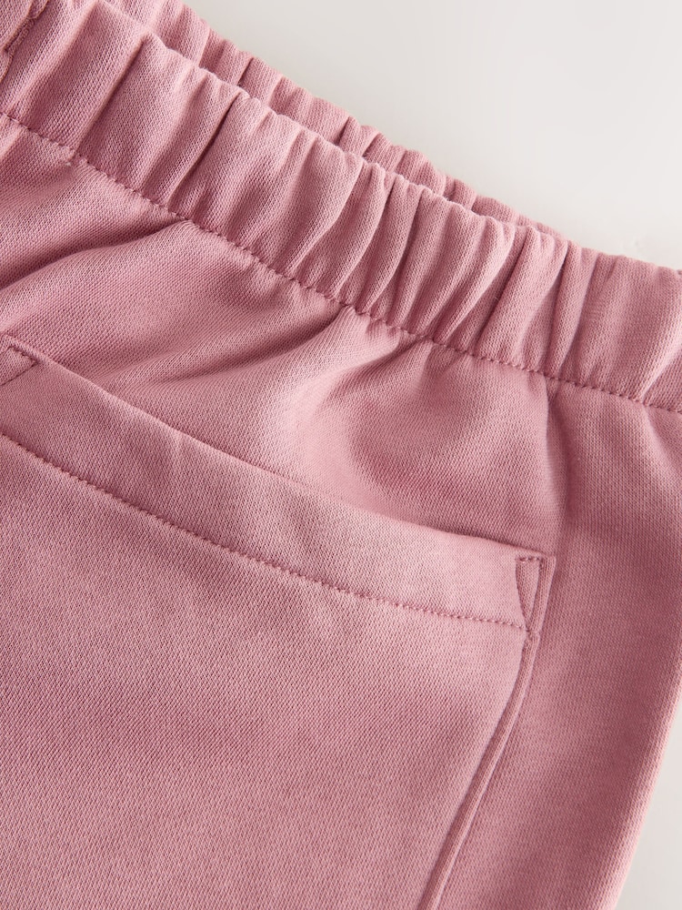 self. Pink Longline Sweat Shorts - Image 9 of 9