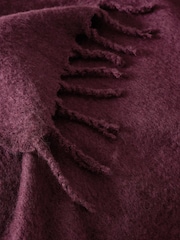 Plum Purple Beckett Throw - Image 3 of 5