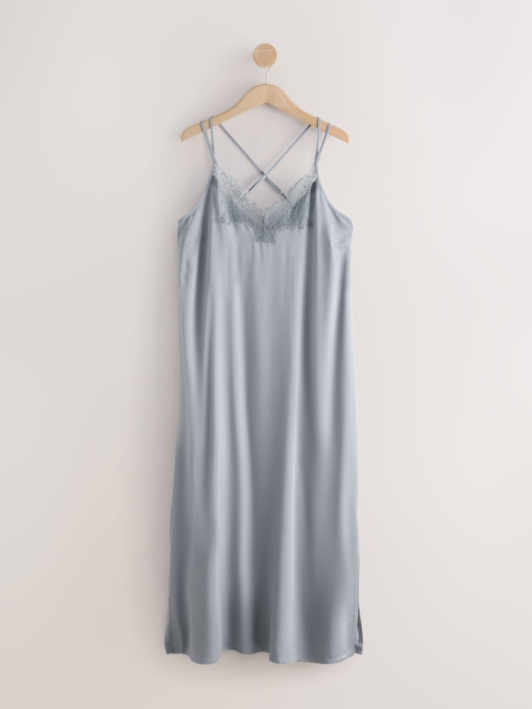 slim fit dress slacks Long Sleeve Slip Dress main image 0