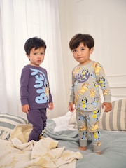 Blue License Bluey Snuggle Pyjamas 2 Pack (12mths-8yrs) - Image 1 of 17
