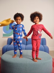 Red Spidey License Snuggle Pyjamas 2 Pack (9mths-10yrs) - Image 1 of 8