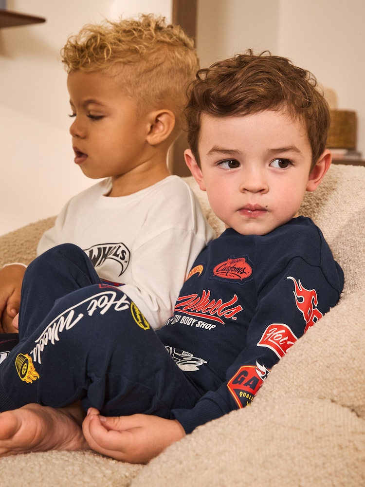 Multi Hot Wheels License Snuggle Pyjamas 2 Pack (9mths-9yrs) - Image 2 of 10