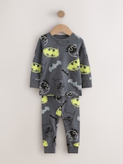 Black Batman License Snuggle Pyjamas 2 Pack (9mths-10yrs) - Image 4 of 6