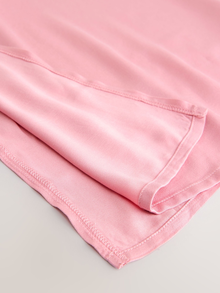 Pink Lace Detail Maxi Slip - Image 3 of 3 Pink Lace Detail Maxi Slip - Image 3 of 3