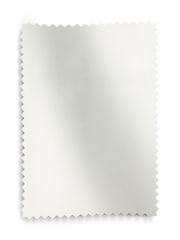 White Ready Made Blackout Matte Velvet Roman Blinds - Image 5 of 5
