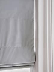 Grey Ready Made Blackout Matte Velvet Roman Blinds - Image 5 of 7