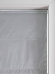 Grey Ready Made Blackout Matte Velvet Roman Blinds - Image 6 of 7