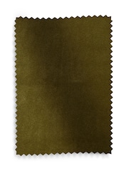 Green Olive Ready Made Blackout Matte Velvet Roman Blind - Image 7 of 7