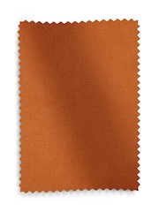 Orange Ready Made Blackout Matte Velvet Roman Blind - Image 8 of 8