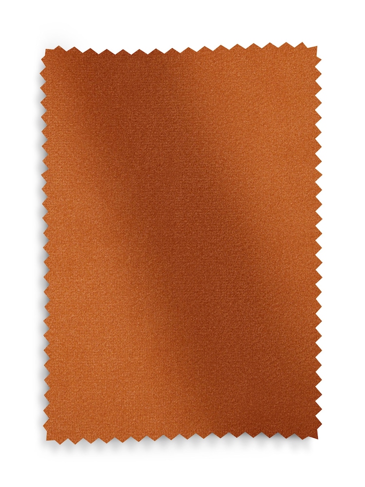 Orange Ready Made Blackout Matte Velvet Roman Blind - Image 8 of 8