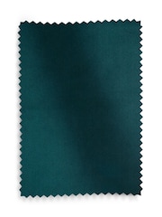 Blue Dark Teal Ready Made Blackout Matte Velvet Roman Blinds - Image 6 of 8