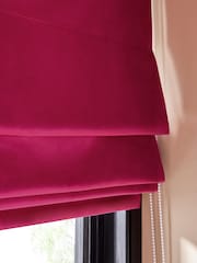 Pink Fuchsia Ready Made Blackout Matte Velvet Roman Blind - Image 6 of 8