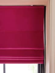 Pink Fuchsia Ready Made Blackout Matte Velvet Roman Blind - Image 7 of 8