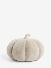 3D Faux Fur Pumpkin Cushion - Slika 3 iz 4