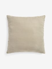 Ochre Yellow 50 x 50cm Renew Abstract Floral Print Cushion - Image 5 of 6
