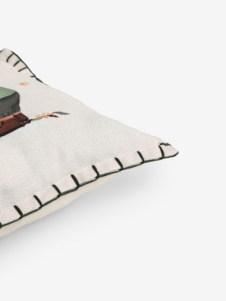 Bertie Bear And Rosie Rabbit Slogan Cushion - Slika 6 iz 6