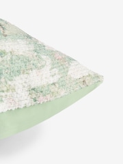 Sage Green 50 x 50cm Renew Abstract Floral Print Cushion - Image 5 of 5