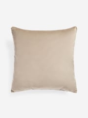 Neutral Cut Velvet Pumpkin Cushion - Image 4 of 5