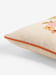 Orange 30 x 40cm Embroidered Pumpkin Cushion - Image 5 of 5