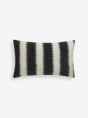 Black/White Zig Zag Stripe Cushion - Image 2 of 5