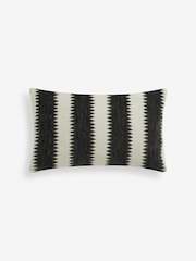 Black/White Zig Zag Stripe Cushion - Image 3 of 5