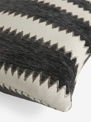 Black/White Zig Zag Stripe Cushion - Image 5 of 5