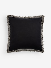 Black 43 x 43cm Embroidered Halloweeen Scene Cushion - Image 4 of 5
