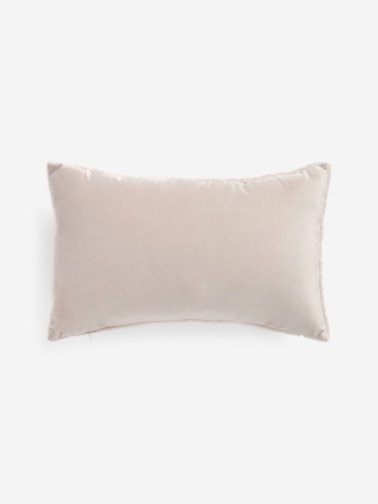 Natural Embroidered Hey Pumpkin Borg Slogan Cushion - Image 5 of 5