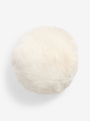 Ivory Faux Fur Hug Life Hand Warmer Cushion - Image 5 of 6