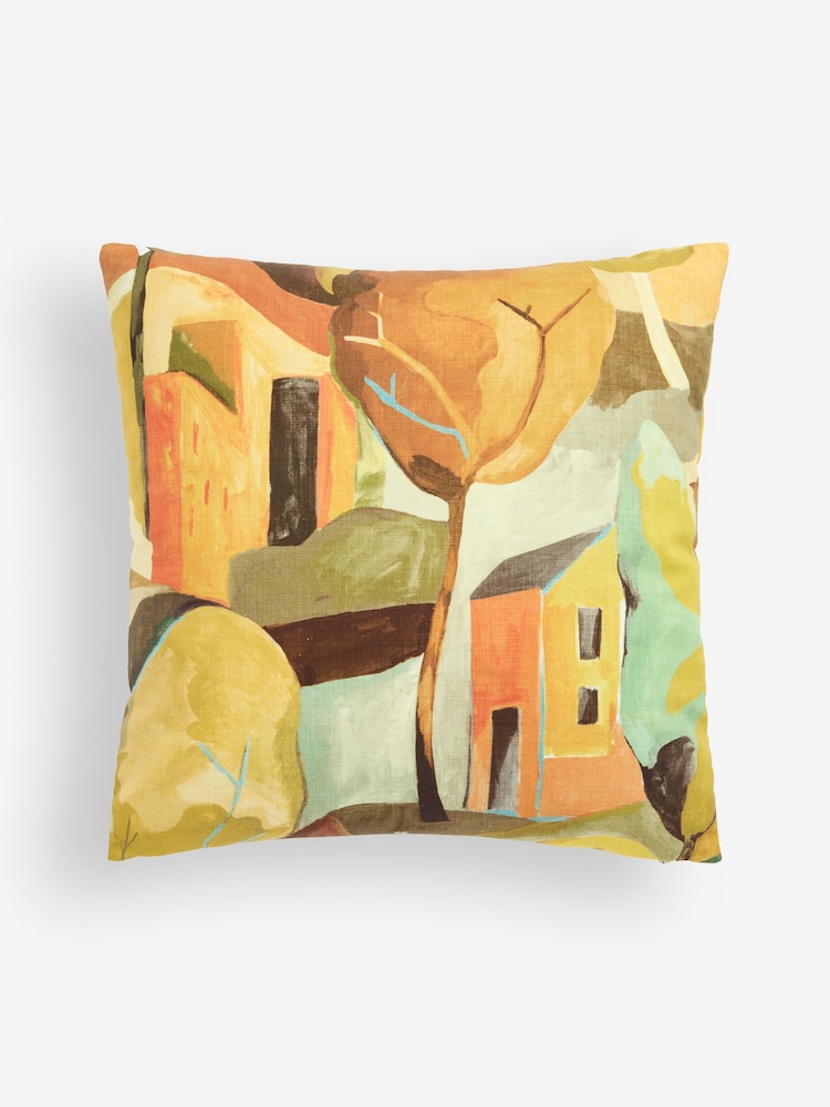 Coussin abstrait imprimé House - Image 4 of 5
