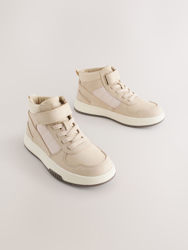 Neutral Standard Fit (F) High Top Trainers - Image 3 of 7