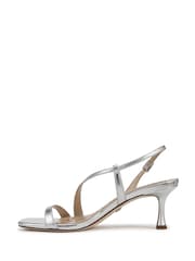 Sam Edelman Silver Prance Kitten Heel Sandals - Image 2 of 6