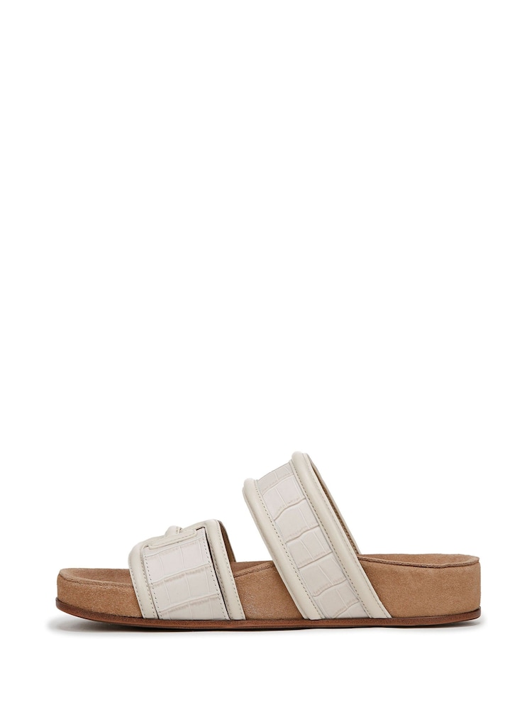 Sam Edelman Cream Rowan Slides Sandals - Image 2 of 6