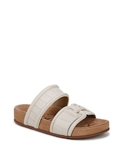 Sam Edelman Cream Rowan Slides Sandals - Image 3 of 6