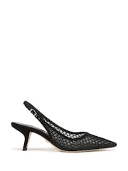 Sam Edelman Regular Fit Bianka Sling 3 Slingback Black Shoes - Image 1 of 5