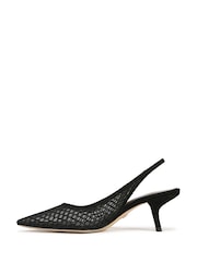 Sam Edelman Regular Fit Bianka Sling 3 Slingback Black Shoes - Image 2 of 5