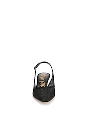 Sam Edelman Regular Fit Bianka Sling 3 Slingback Black Shoes - Image 3 of 5
