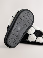 Black/White Football Slipper Mules - Image 5 of 5