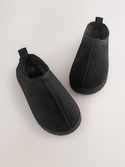Black Cosy Mule Slippers - Image 3 of 5