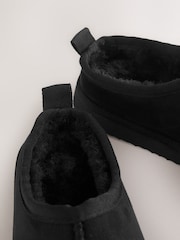 Black Cosy Mule Slippers - Image 5 of 5