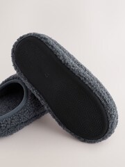 Grey Borg Warm Lined Slipper Mules - Image 4 of 4