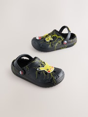 Black Pokemon Warm Lined Slipper Clogs - Image 1 of 5