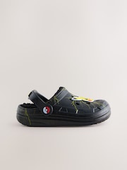 Black Pokemon Warm Lined Slipper Clogs - Image 2 of 5