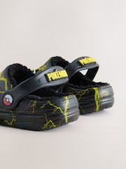 Black Pokemon Warm Lined Slipper Clogs - Image 3 of 5